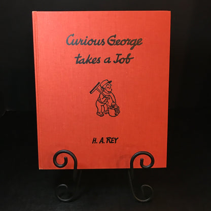 Curious George Takes a Job - H.A. Rey - 12th Print - Later Reprint - 1958