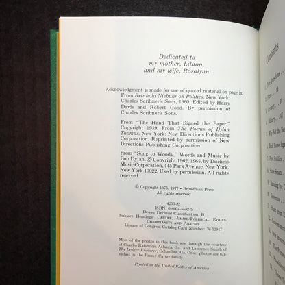 Why Not The Best? - Jimmy Carter - Signed - 1977