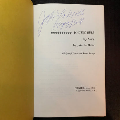 Raging Bull - Jake La Motta - Signed - 1970