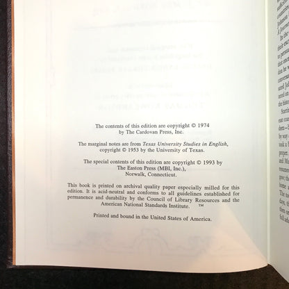 The Life of Samuel Johnson - James Boswell - Easton Press - Full Set - 4 Volumes - 1993