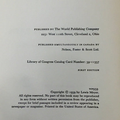 Preposterous Papa - Lewis Meyer - Inscribed - First Edition - Oklahoma Author - 1959