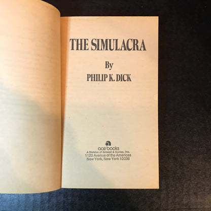 The Simulacra - Philip K. Dick - 1st Thus - 1964