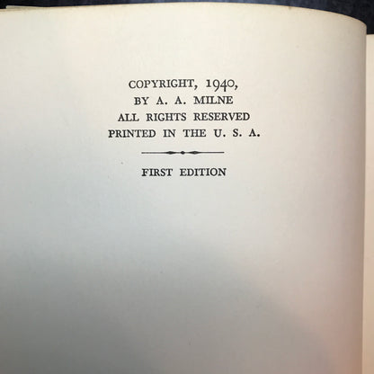 Behind the Lines - A. A. Milne - Reviewer's Copy - 1st Edition - 1940