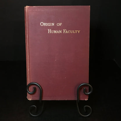 Mental Evolution in Man (Origin of Human Faculty) - George John Romanes - 1st American Edition - 1889