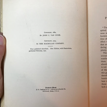 The Still-Hunter - Theodore S. Van Dyke - Illustrated - 1904
