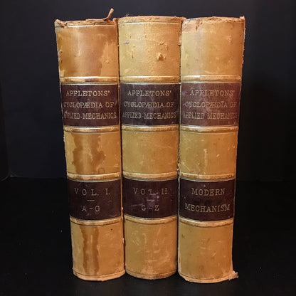 Appletons' Cyclopædia of Applied Mechanics - D. Appleton and Co. - 3 Volumes - 1898