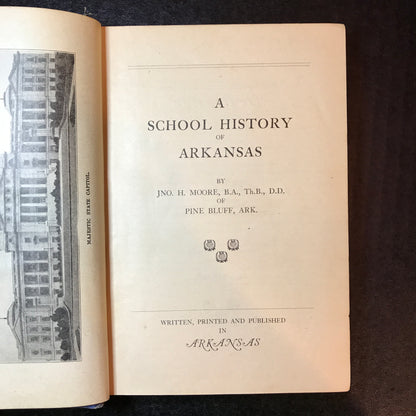 A School History of Arkansas - H. Moore - 1924
