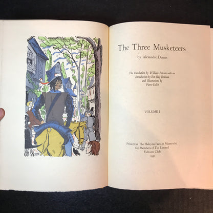 The Three Musketeers - Alexandre Dumas - 2 Volumes - 1932