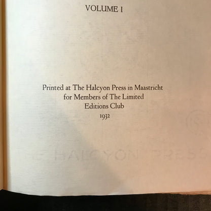 The Three Musketeers - Alexandre Dumas - 2 Volumes - 1932