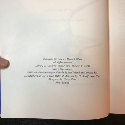 Simple French Food - Richard Olney - Signed - 1st Edition - 1974