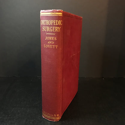 Orthopedic Surgery - Sir Robert Jones and Robert W. Lovett - 1 Volume - 1923