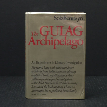 The Gulag Archipelago - Aleksandr I. Solzhenitsyn - First Edition - 1974