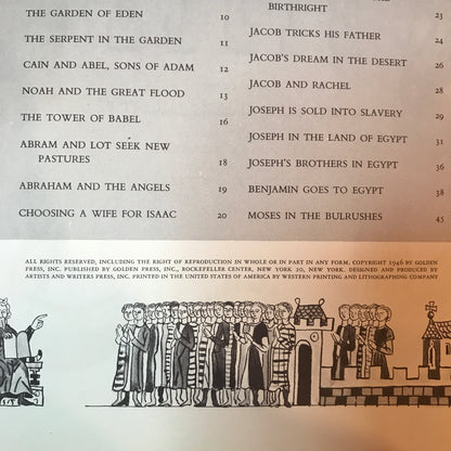 The Golden Bible: The Old Testament - Illustrated by Feodor Rojankovsky - 1946