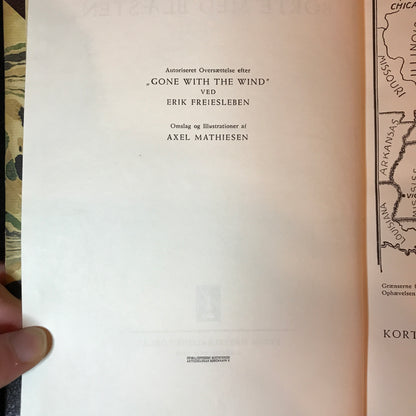 Gone With The Wind - Margaret Mitchell - 1st Danish Edition - 1942