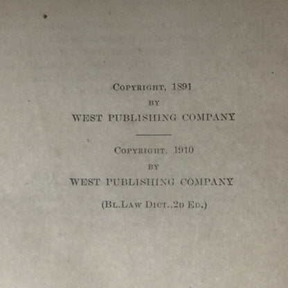 A Law Dictionary - Henry Campbell Black - Second Edition - 1910