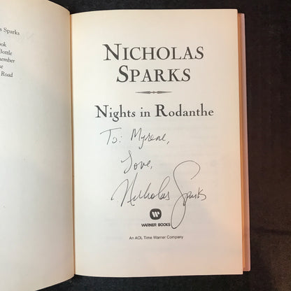 Nights in Rodanthe - Nicholas Sparks - 1st Edition - Signed - 2002