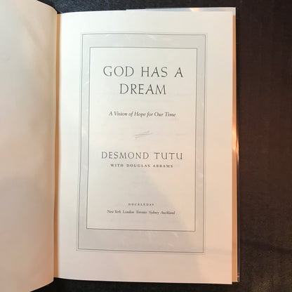 God Has A Dream - Desmond Tutu - Signed - 1st Edition - 2004