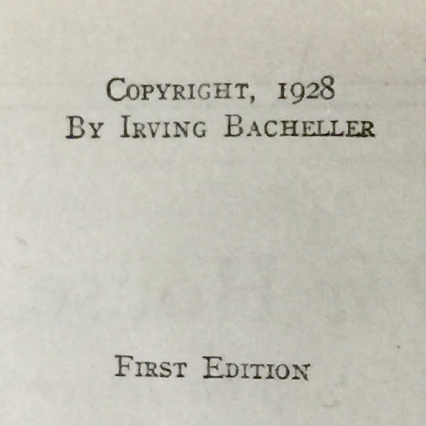 The House of the Three Ganders - Irving Bacheller - First Edition - 1928