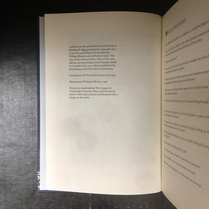 Lord Jim - Joseph Conrad - Folio Society - 1996