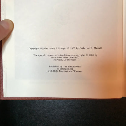 The Life and Times of William Howard Taft - Henry F. Pringle - Easton Press - 2 Volumes - 1986