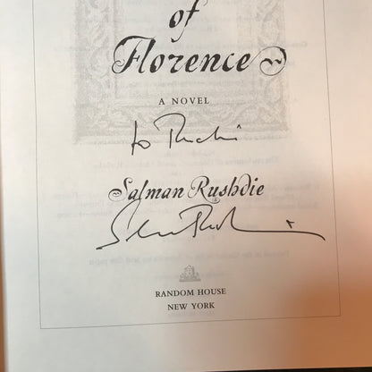 The Enchantress of Florence - Salman Rushdie - Signed - 2008