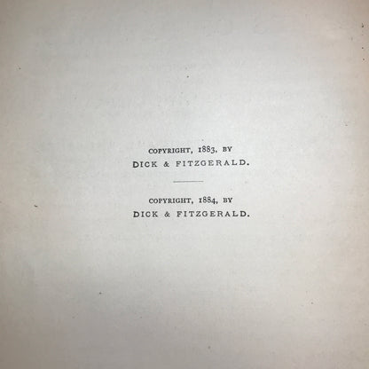 Dick's Games of Patience; or, Solitaire with Cards - Edited by William B. Dick - 1884