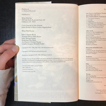 Hawkmoon - Michael Moorcock - 1st American Edition - 1994