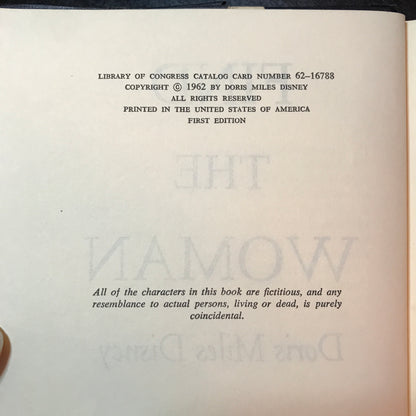 Find the Woman - Doris Miles Disney - 1st Edition - 1962