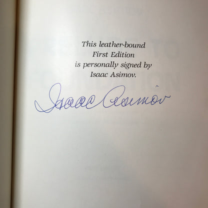 Prelude to Foundation - Isaac Asimov - Signed - 1st Edition - Easton Press - 1988