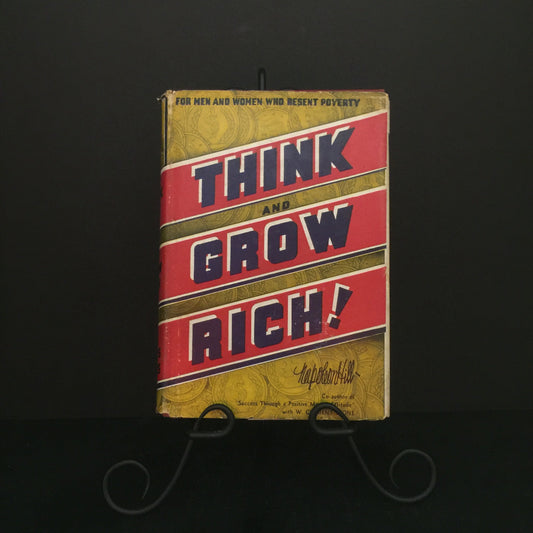 Think and Grow Rich - Napoleon Hill - Very Scarce with Dust Jacket - Thirty Third Printing - 1961