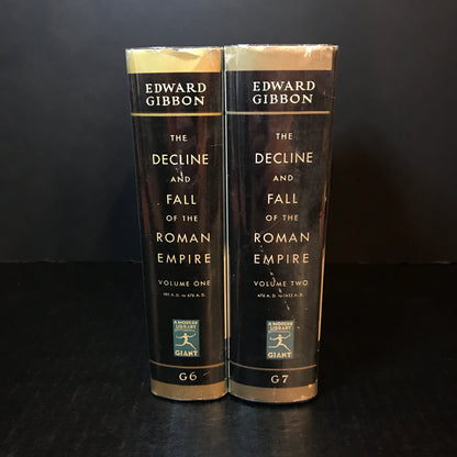 The Decline and Fall of the Roman Empire - Edward Gibbon - 2 Volumes - c. 1930's