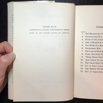 Southern Legacy - Hodding Carter - Signed - 1st Edition - 1950