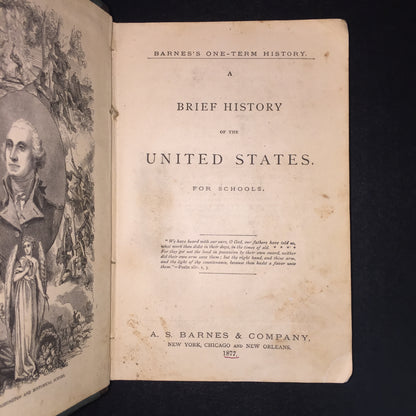 A Brief History of the United States - A. S. Barnes and Co. - 1877