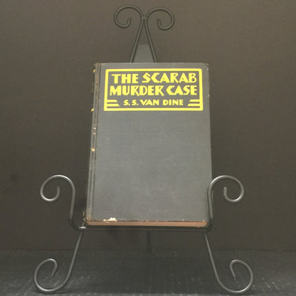 The Scarab Murder Case - S.S. Van Dine - First Edition - Missing Jacket - 1930