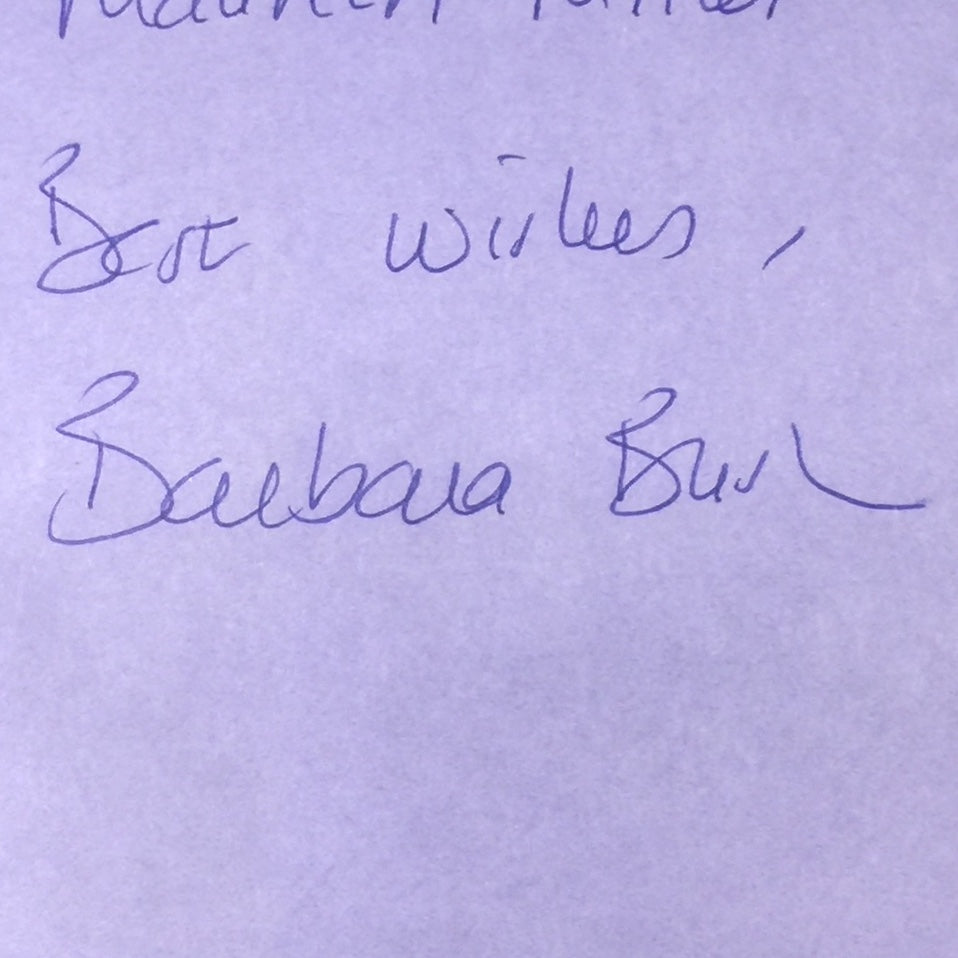 A Memoir - Barbara Bush - Signed by Author - 1994
