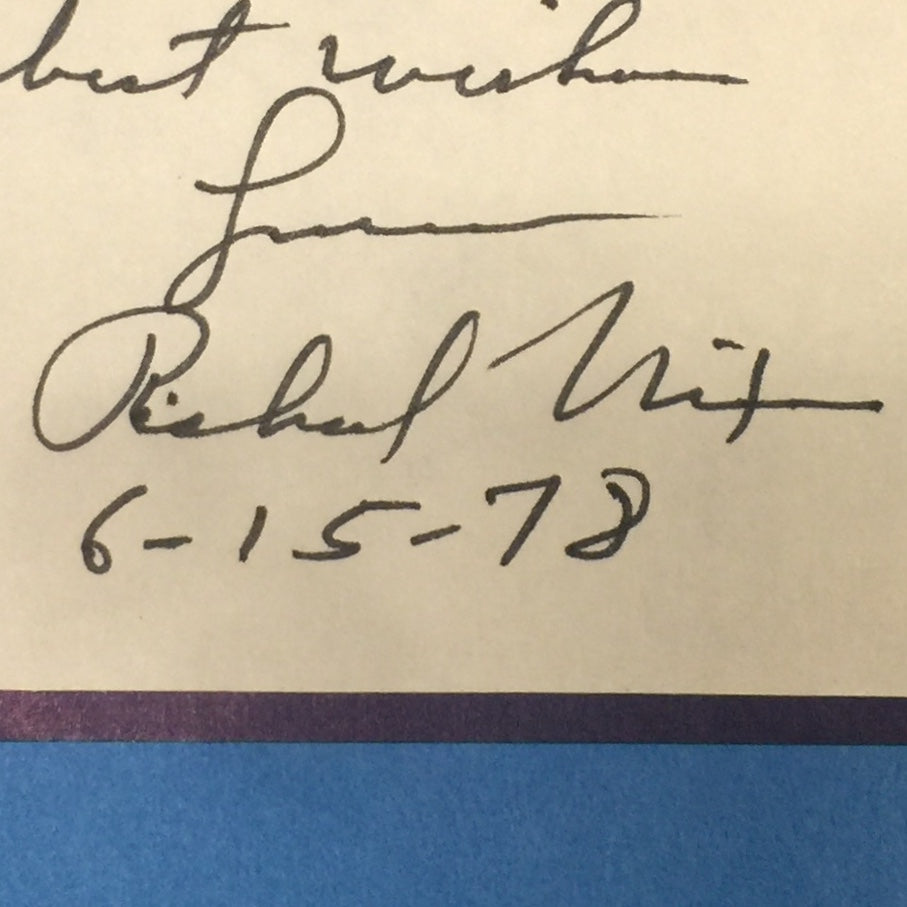 The Memoirs of Richard Nixon - Richard Nixon - Signed by Author - Second Printing - 1978