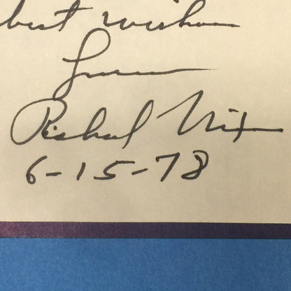 The Memoirs of Richard Nixon - Richard Nixon - Signed by Author - Second Printing - 1978