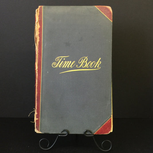 Time Book - Only Written in on the Last Page - c. 1800's