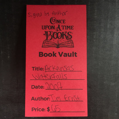 Arkansas Waterfalls - Tim Ernst - Signed by Author - 2007