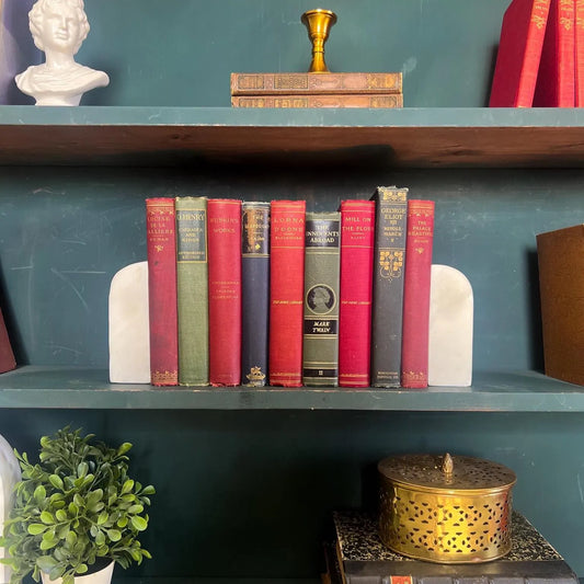 Books by the Foot | Vintage Classic Ornate Decorative Designer Bundle | Collection of Hardcover Books | Display Prop & Staging | Home Decor