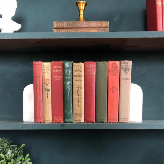 Books by the Foot | Vintage Ornate Decorative Designer Bundle | Collection of Hardcover Books | Display Prop & Staging | Home Decor