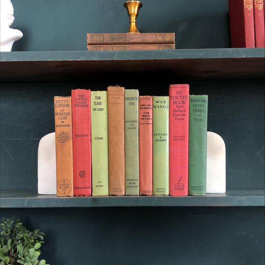 Books by the Foot | Vintage Ornate Decorative Designer Bundle | Collection of Hardcover Books | Display Prop & Staging | Home Decor
