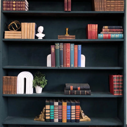Decorative Non-Fiction Books by the Foot: Display Prop - 8 Hardcover Books