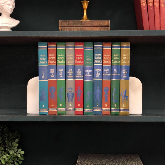 Classic Books by the Foot: Collier's Junior Classics Complete Set 10 Volumes, Display Hardcovers