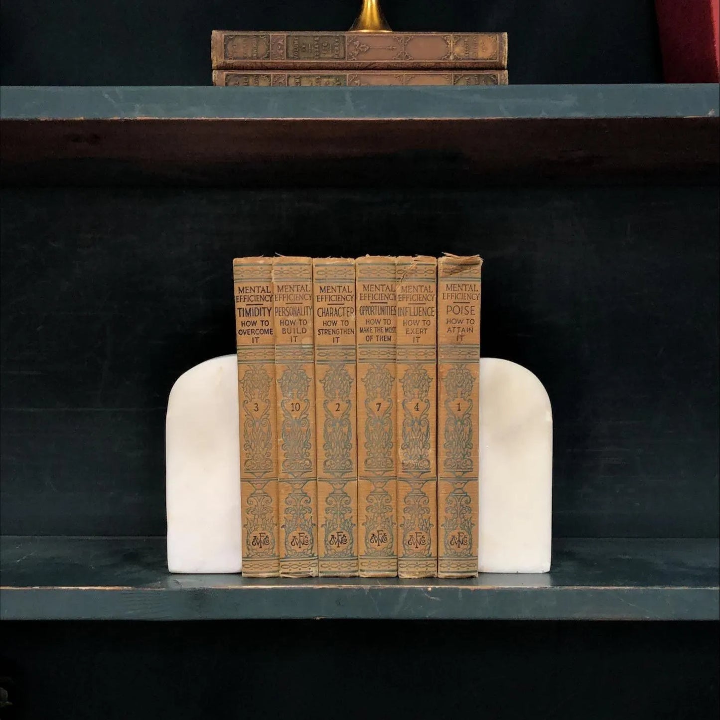 Classic Books by the Foot: Mental Efficiency, Decorative Hardcover Set, Display Hardcovers