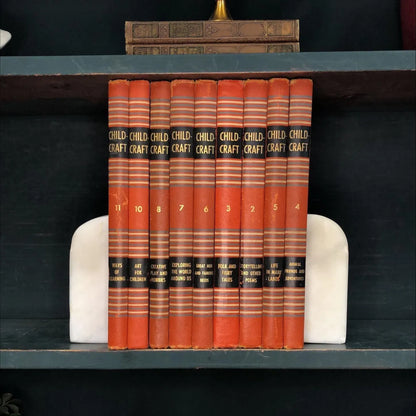 Vintage Hardcover Books by the Foot: Childcraft How and Why Library