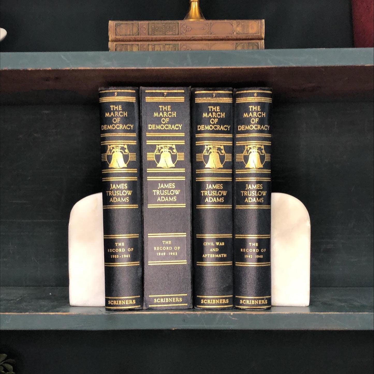Classic Books by the Foot: March of Democracy, Decorative Hardcover Set, Display Hardcovers
