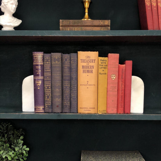 European Salon Library: Vintage Poetry Decorative Hardcover Books by the Foot