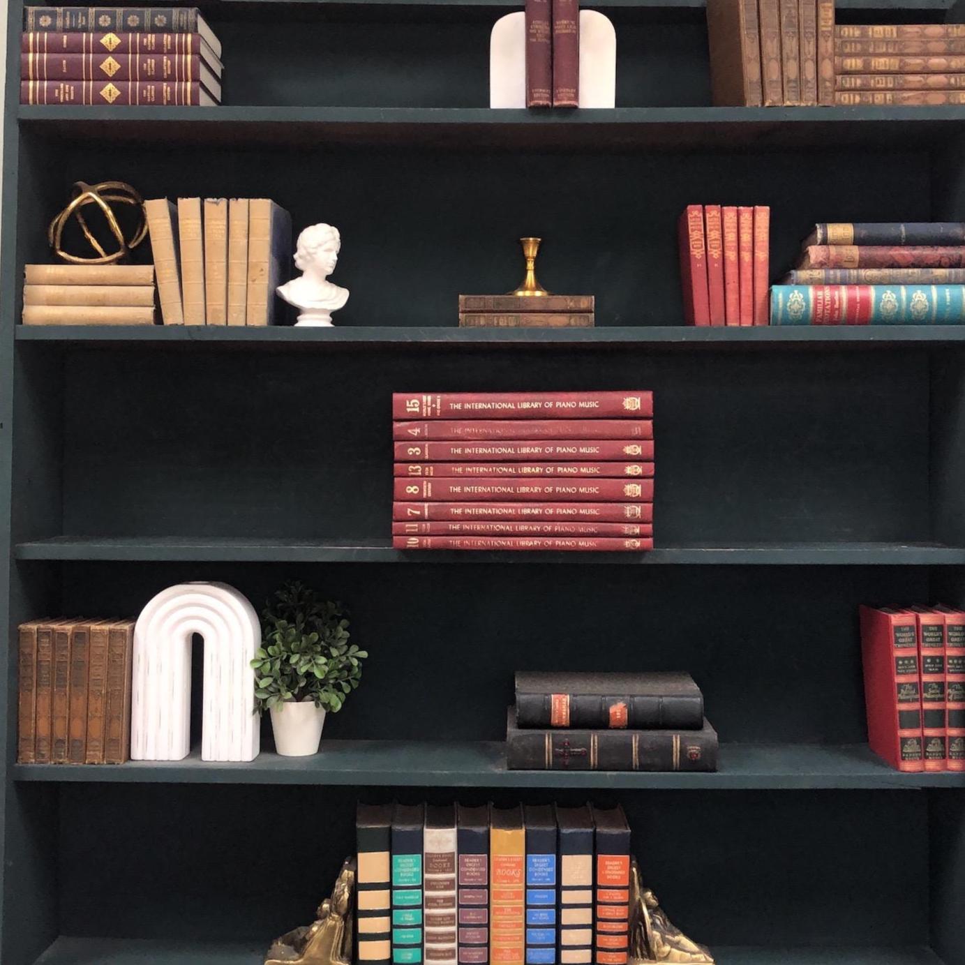 Non-Fiction Books by the Foot: The International Library of Piano Music, Decorative Hardcover Set, Display Hardcovers