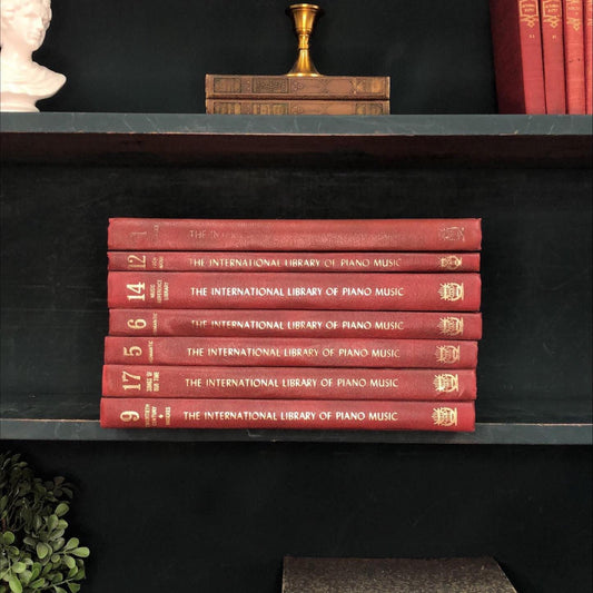 Non-Fiction Books by the Foot: The International Library of Piano Music, Decorative Hardcover Set, Display Hardcovers